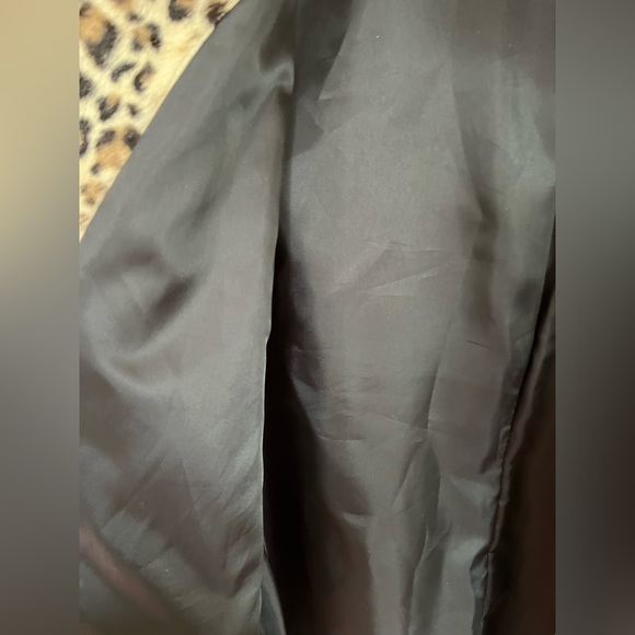 Gap faux fur leopard print coat - Picture 7 of 11